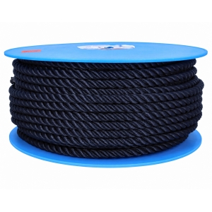 Bobina cabo amarre Polyamida 211 MEYER 14mm 100mt azul marino