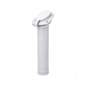 Rod Holder, White Nylon, with Lid, Plastic/Stainless Steel, 50mm, Imnasa