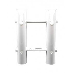 Porte-canne, fixe, blanc, 2 cannes, Imnasa
