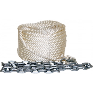 PROSEA Ankerleine 10 mm 50 m + 1,5 m Kette