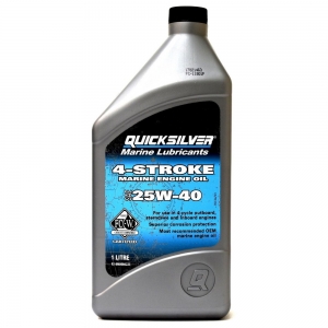 Aceite Quicksilver 4Tiempos 25W-40 1 Litro Intraborda