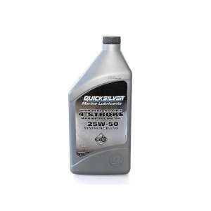 Aceite Quicksilver 4Tiempos 25W-50 Sintetico 1 Litro VERADO