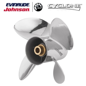 0763943 Inox Propeller Evinrude Etec 150-300 cv VIPER 14 1/8¨ x 19¨ P Counterrotation