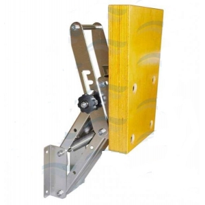 Chaise Inox Réglable Pour Hors-Bord 40Kg Bois-4 Réglage Imnasa