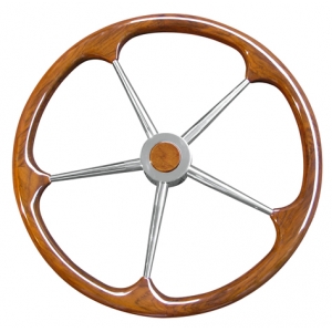 Savoretti T8/50 Mogano 500 mm Wood Steering Wheel Boat