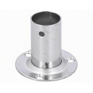 Base Redonda 90° para Tubo Ø 25mm