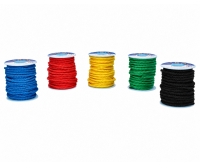 Caja LIROS de 5 bobinas de poliéster 4 mm, 10 m, colores surtidos