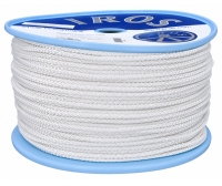 Cabo trenzado LIROS 5 mm blanco, bobina 250 m
