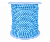 Cabo multiusos LIROS SKI 10 mm blanco y azul, bobina 200 m