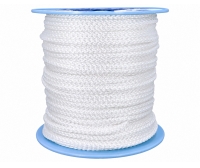Cabo trenzado de polipropileno LIROS 10 mm blanco, bobina 200 m