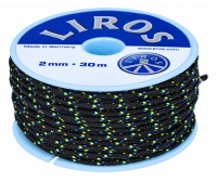 Bobina LIROS Magic Speed 2 mm negra, 30 m
