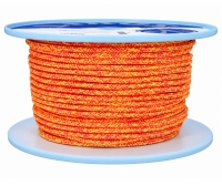 Bobina LIROS Magic Sport 6 mm giallo neon e rosa, 100 m