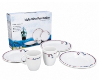 Anchor non-slip melamine dinnerware 8 pieces IMNASA