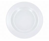 White non-slip melamine soup plates 6 pieces IMNASA