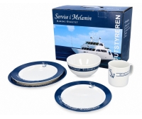 Náutica melamine dinnerware 20 pieces IMNASA