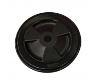 Registro Circular Negro 200mm Nuova Rade