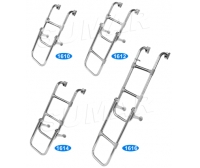 Escalera Embarcacion 1100mm x 250mm 4p Inox 316