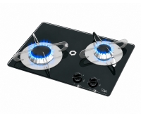 Cucina a gas Black A 2 fuochi 380 × 280 mm IMNASA