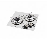 Cucina a gas inox B 2 fuochi 350 × 320 mm IMNASA