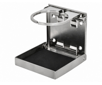 Adjustable folding stainless steel cup holder IMNASA