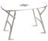 Tavolo pieghevole Marathon Forma Marine piano resistente all’umidità 880 x 600 mm
