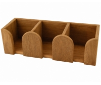 Supporto per 3 tazze teak 295 x 100 x 90 mm ARC Marine IMNASA