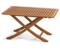 ARC Marine Mallorca folding teak table 1250 x 800 mm