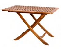 ARC Marine Ibiza folding teak table 900 x 710 mm