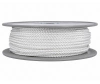 High tenacity mooring rope reel LIROS 6mm 100m white