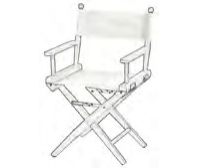 ARC Marine Canvas Kissen weiß für Stuhl 92000242