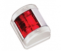 Red LED Navigation Light White Housing