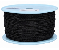 LIROS Polyester Tauwerkspule 10 mm schwarz, 200 m