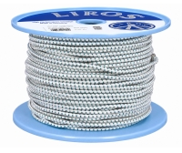 Cabo elástico náutico 5 mm, 100 m, branco LIROS