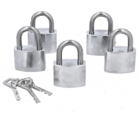 Pack 5 Candados Inox 40 mm.