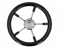 Volante T-9 350 mm carbono Azul Savoretti