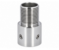 Tubo roscado para base de antena inox 50 × 25 mm