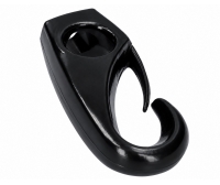 IMNASA 4 mm black plastic snap hook - 1 unit