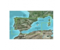 Cartografia Garmin BlueChart g3 Vision · Costa mediterrânica de Espanha · VEU010R · microSD/SD