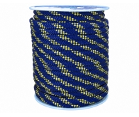 Tauwerkspule LIROS Handy-Elastic 16 mm marineblau-gelb, 100 m