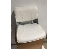 Skipper Seat 50X46X48 cm White Semi-Leather