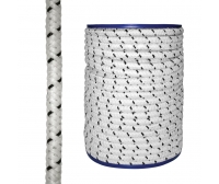 Cabo multiuso 8mm 40mt blanco/azul Lalizas