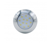 Luce 6 LED ottone cromato