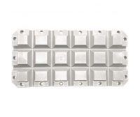 Pare-battage de ponton Majoni 60x30x8 cm gris