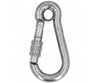 Moschettoni con occhiello e ghiera inox 316 KONG