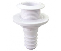Passa-casco de flange rasa com espigão Nuova Rade 10250 · 1'' polegada · Branco