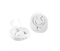 Folding support clip set Nuova Rade 196072 · Ø30mm · White