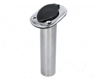 Soporte Cañas, Empotrable, Inclinacion 15º, Inox316, 38mm,  Imnasa