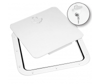Registro Rectangular 380X380mm Blanco Con llave Nuova Rade