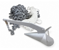 Kit mouillage Rhino 10 kg, chaîne 8 mm et cordage 30 m IMNASA