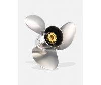 Elica Solas Inox Johnson–Evinrude–BRP 130–300 HP · Ø 14¼″ · 17P RH · 15 scanalature